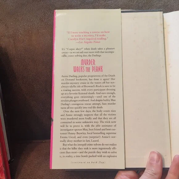 2/$7, 3/$9  Murder Walks the Plank- hardcover book - Picture 3 of 4